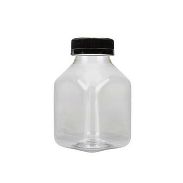 8 oz Empty Bronze Bottle with White Cap